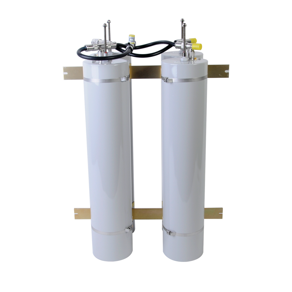 Duplexer Pasa Banda-Rechazo de Banda, 400-512 MHz, 4 Cavidades (5"Diá.) 1MHz, 350Watt, N Hembras.