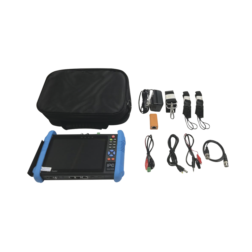 Android Video Tester with 7" LCD Screen for IP ONVIF / HD-TVI (8MP), HD-CVI (8MP) and AHD (5MP) / Wi-Fi, IP Scanner, Wi-Fi, HDMI input