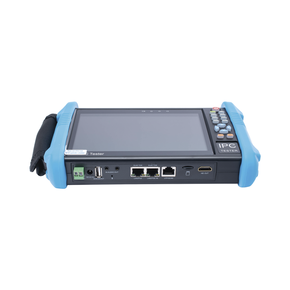 Android Video Tester with 7" LCD Screen for IP ONVIF / HD-TVI (8MP), HD-CVI (8MP) and AHD (5MP) / Wi-Fi, IP Scanner, Wi-Fi, HDMI input
