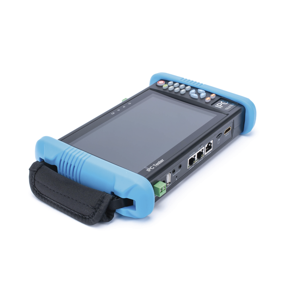 Android Video Tester with 7" LCD Screen for IP ONVIF / HD-TVI (8MP), HD-CVI (8MP) and AHD (5MP) / Wi-Fi, IP Scanner, Wi-Fi, HDMI input
