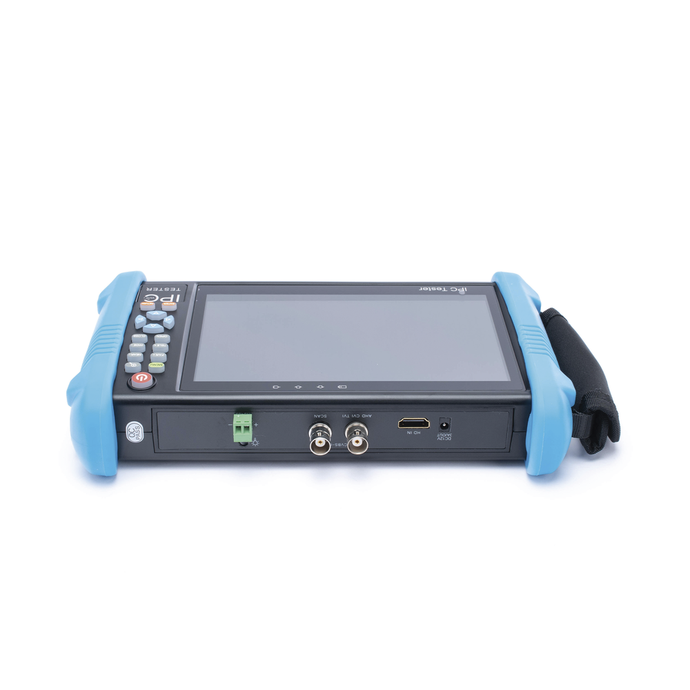 Android Video Tester with 7" LCD Screen for IP ONVIF / HD-TVI (8MP), HD-CVI (8MP) and AHD (5MP) / Wi-Fi, IP Scanner, Wi-Fi, HDMI input