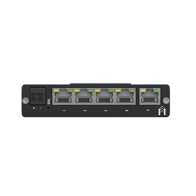 Switch 5 puertos Ethernet, 10/100 Mbps, compatible con cruce automático MDI/MDIX
