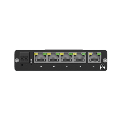 Switch PoE+ para Vehiculo, 5 Puertos Ethernet 10/100/1000 Mbps, 802.3af y 802.3at