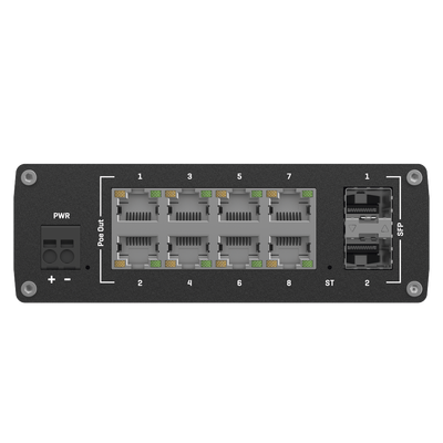 Switch Ethernet Gestionado PoE+, Características L2 y L3, 8 Puertos PoE+ con 2 Puertos SFP