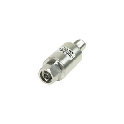 Protector Coaxial RF Bidireccional / 698 MHz–2.7 GHz / 500 W / 40 kA / N Hembra–N Macho / IP67 / Bloqueo DC