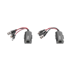 Kit de transceptores activos, envía alimentación 12V/24VCD/AC, video y audio a una distancia de hasta 150 m en 4K para aplicaciones de video por UTP Cat 5e / 6 en alta definición.