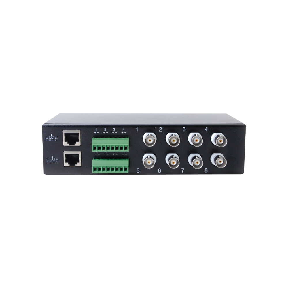 TurboHD 8-channel passive video receiver for high-definition video applications over UTP cat5e/6
