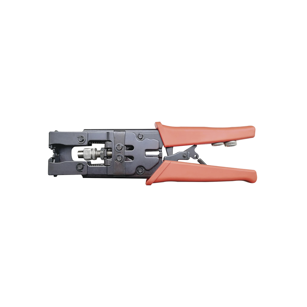 Pinzas para Instalar Conectores a Prueba de Agua, Tipo Compresión de F ó BNC, en Cables RG-59 (4C), RG-6 (5C), RG-58 (3C) ó RG-11.
