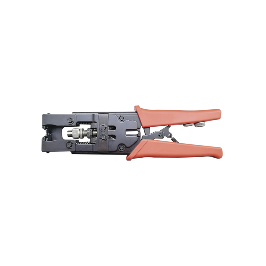 Pinzas para Instalar Conectores a Prueba de Agua, Tipo Compresión de F ó BNC, en Cables RG-59 (4C), RG-6 (5C), RG-58 (3C) ó RG-11.
