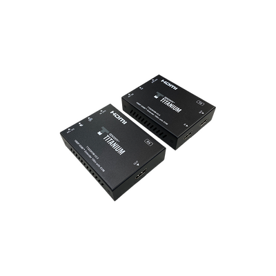 Kit Extensor KVM HDMI + USB | 40 m 4K@30Hz / 70 m 1080P@60Hz | CAT6/6A/7 | USB-B en TX para PC/DVR/NVR | USB-A en RX par
