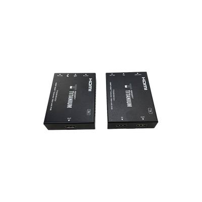 Kit Extensor KVM HDMI + USB | 40 m 4K@30Hz / 70 m 1080P@60Hz | CAT6/6A/7 | USB-B en TX para PC/DVR/NVR | USB-A en RX par