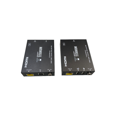 Kit Extensor KVM HDMI + USB | 40 m 4K@30Hz / 70 m 1080P@60Hz | CAT6/6A/7 | USB-B en TX para PC/DVR/NVR | USB-A en RX par