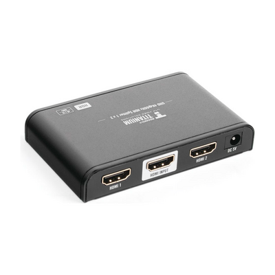 Divisor (Splitter) HDMI 4K de 1 Entrada a 2 Salidas (Simultaneas) / Soporta 4K×2K / Ajuste de resoluciones EDID / HDR / 