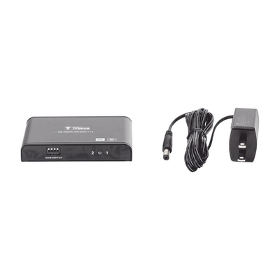 Divisor (Splitter) HDMI 4K de 1 Entrada a 2 Salidas (Simultaneas) / Soporta 4K×2K / Ajuste de resoluciones EDID / HDR / 