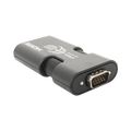 MINI Adaptador de VGA a HDMI /  Resolución 1920x1080 @ 60Hz / Jack de audio de 3.5mm / Soporta alimentacion  por Micro USB