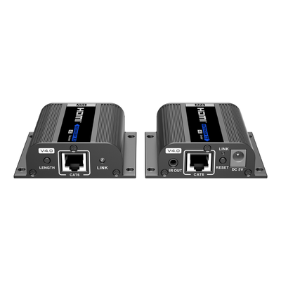 Kit Extensor HDMI para distancias de 50 metros / Soporta resoluciones 720 y 1080P @ 60 Hz / Cat 6, 6a y 7 / Salida Loop 
