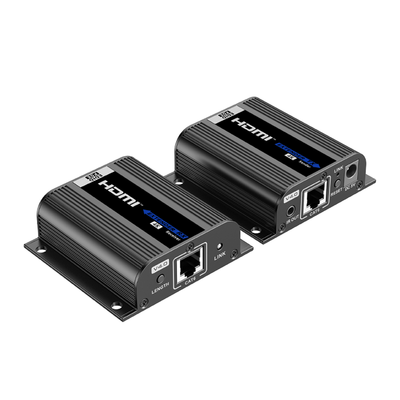 Kit Extensor HDMI para distancias de 50 metros / Soporta resoluciones 720 y 1080P @ 60 Hz / Cat 6, 6a y 7 / Salida Loop 