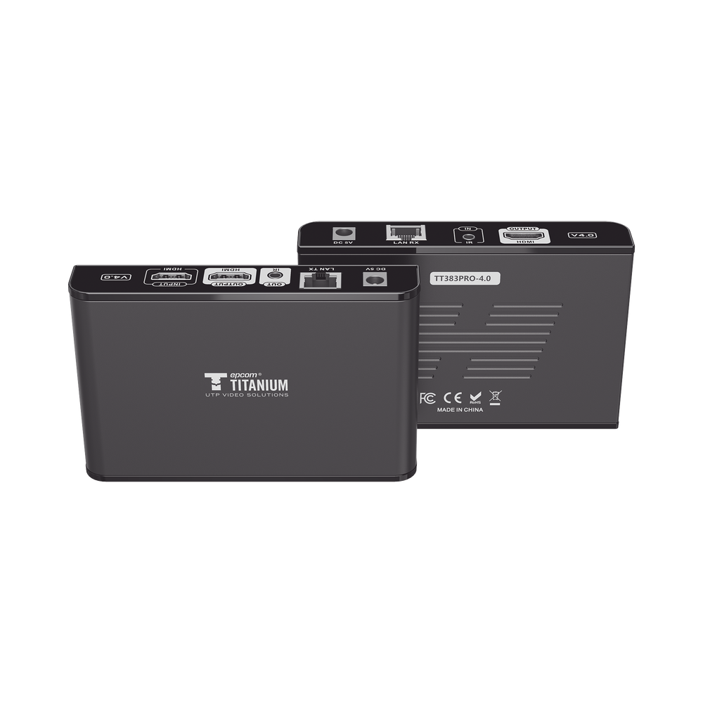 Kit Extensor HDMI para distancias de 120 metros / Resolución 1080P a 60Hz / Cat 5e/6 / Soporta conexión Uno a Uno y Uno a Muchos / Soporta hasta 253 Rx / Salida Loop / Baja Latencia / Uso 24/7 / Soporta HDbitT / Compatible con Switch Gigabit