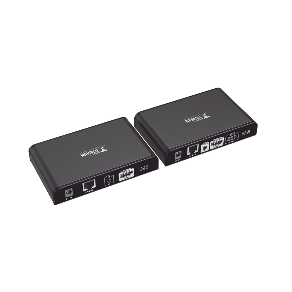 Kit Extensor HDMI para distancias de 120 metros / Resolución 1080P a 60Hz / Cat 5e/6 / Soporta conexión Uno a Uno y Uno a Muchos / Soporta hasta 253 Rx / Salida Loop / Baja Latencia / Uso 24/7 / Soporta HDbitT / Compatible con Switch Gigabit