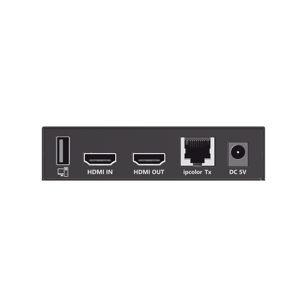 Kit Extensor HDMI para distancias de 150 metros | Transmite el Video y Controla tu DVR vía USB a distancia | Soporta resolución 4K @60Hz | Cat 6, 6a y 7 | Salida Loop en el Tx para visualización local | Soporta control remoto del equi