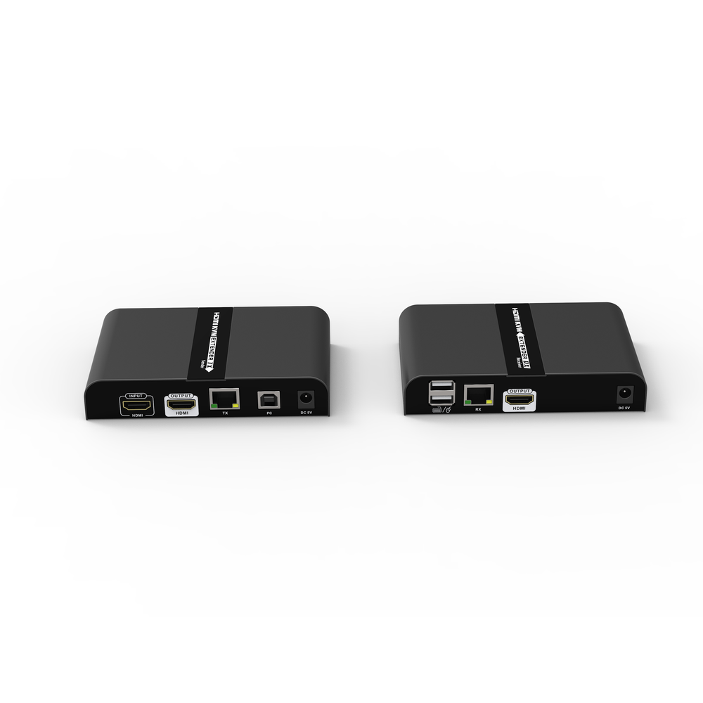 Kit extensor KVM (HDMI y USB) hasta 70 metros / Resolución 4K @ 30 Hz / Cat 6/6A/7 / CERO LATENCIA / Salida Loop / Soporta Switch Gigabit para control KVM múltiple / Soporta hasta 253 / Transmite el Video y Controla tu DVR vía USB a d