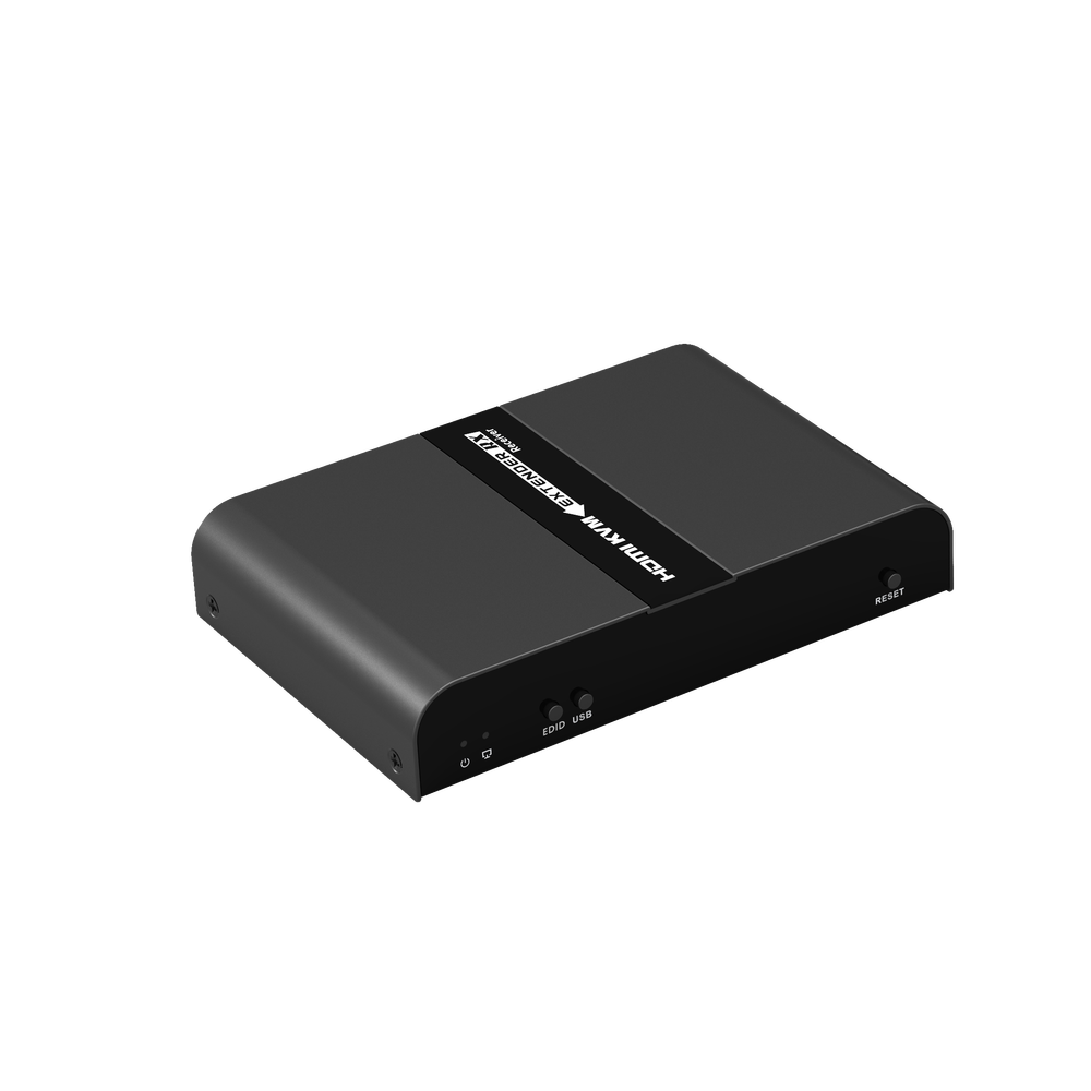 Receptor Compatible para Kits TT671KVM / Resolución 4K@30Hz / Cat 6/6A/7 / Distancia de 100 m / IPCOLOR /  Cero Latencia / Control IR / Compatible con Switch Gigabit para control KVM múltiple.