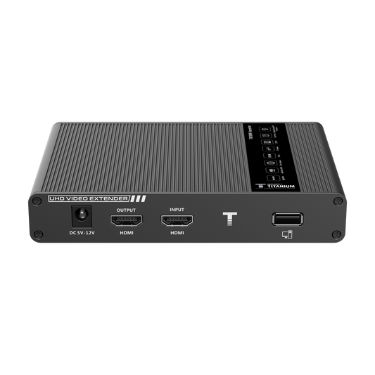 Kit extensor KVM (HDMI y USB) hasta 70 metros / Resolución 4K @ 60 Hz/ Cat 6, 6a y 7 / IPCOLOR / CERO LATENCIA / HDR10 / Salida Loop / IR bidireccional / Puerto S/PDIF / Uso 24/7 / Transmite el Video y Controla tu DVR vía USB a distancia.