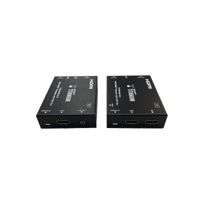 Kit Extensor KVM HDMI + USB hasta 70 m / 4K@60Hz / CAT6/6A/7 / USB-B en TX para PC-DVR-NVR / USB-A en RX para Teclado y 