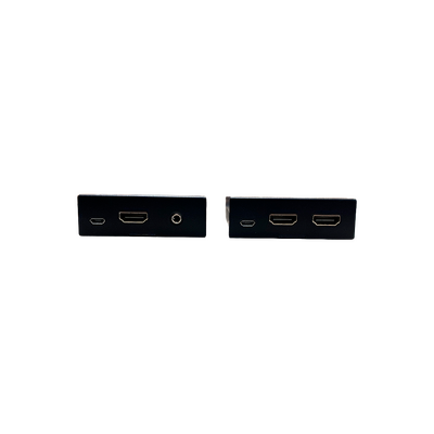 Kit Extensor KVM HDMI + USB hasta 70 m / 4K@60Hz / CAT6/6A/7 / USB-B en TX para PC-DVR-NVR / USB-A en RX para Teclado y 