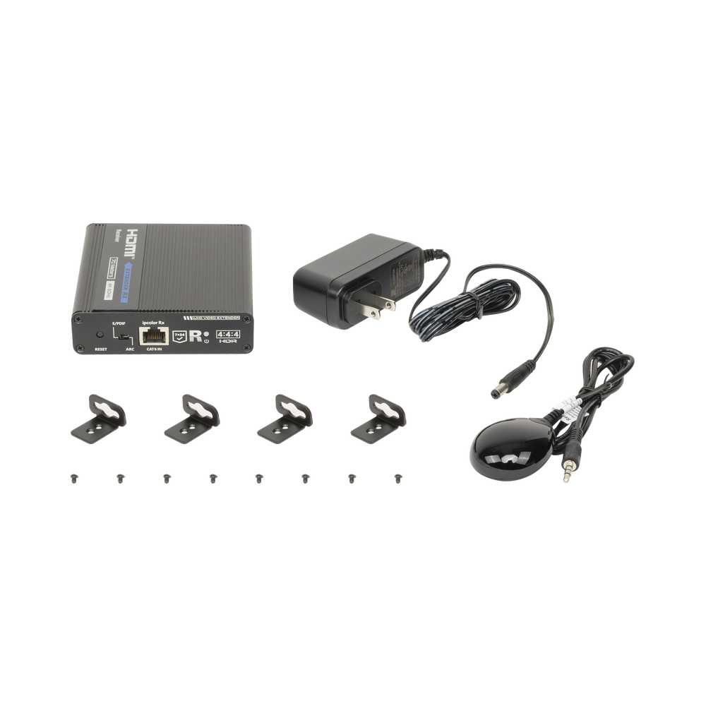 Receptor Compatible para Kits TT- 676 / 4K@60Hz con IR / Distancia de 70 Metros / Conexión en Cascada de hasta 10 Receptores con TT676.