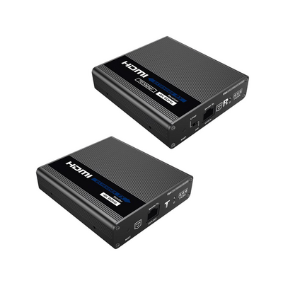 Kit Extensor HDMI hasta 70 metros / HDR10 / 4K @ 60 Hz/ Cat 6, 6a y 7 / CERO LATENCIA / Salida Loop / IR bidireccional /