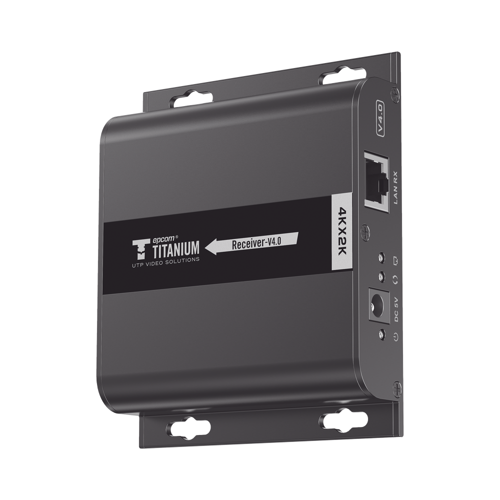 Receptor Compatible para Kits TT683-4.0 / Resolución 4K@60Hz / Cat 5e/6 / Distancia de 120 m / Control IR /  Soporta HDbitT/ Compatible con Switch Gigabit.