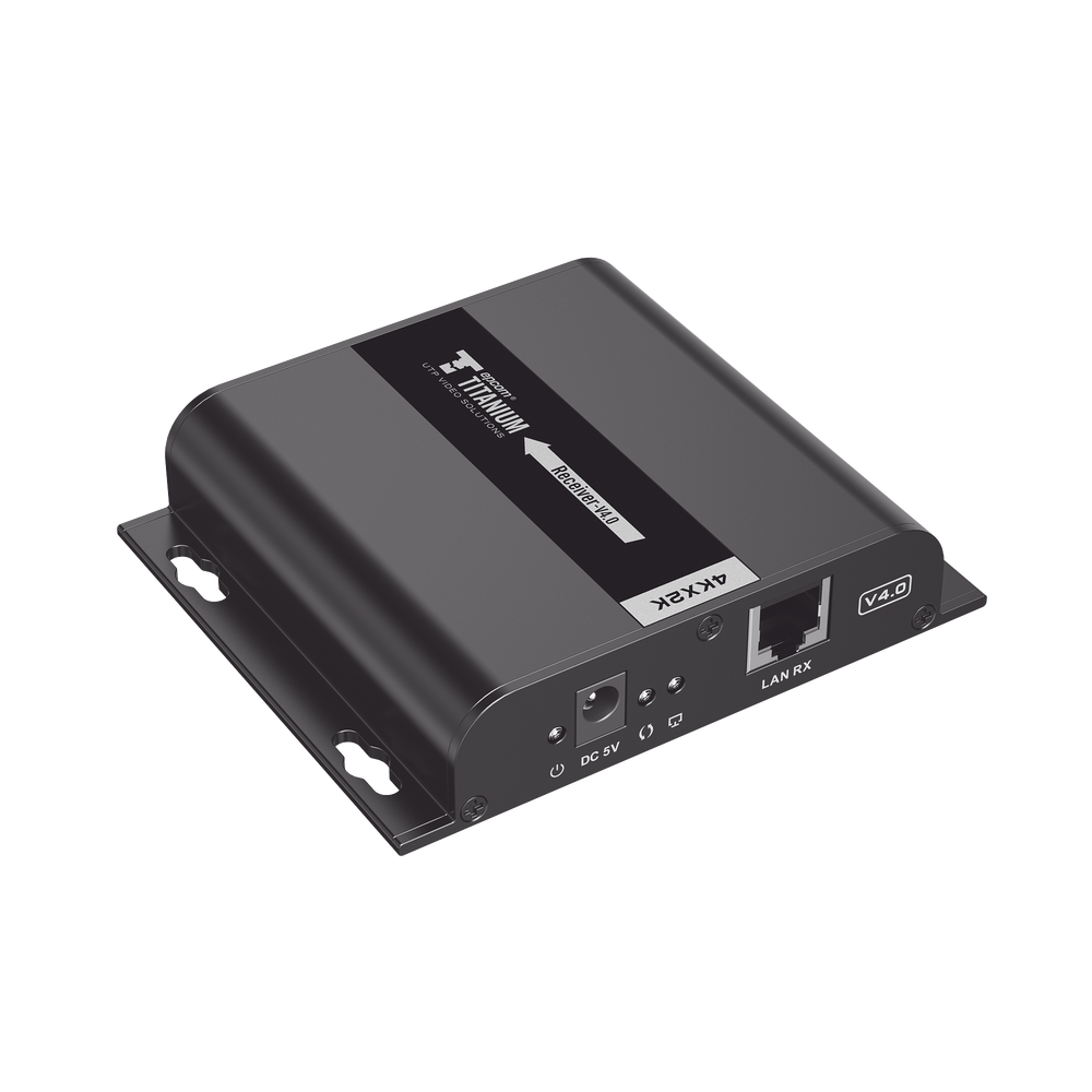 Receptor Compatible para Kits TT683-4.0 / Resolución 4K@60Hz / Cat 5e/6 / Distancia de 120 m / Control IR /  Soporta HDbitT/ Compatible con Switch Gigabit.