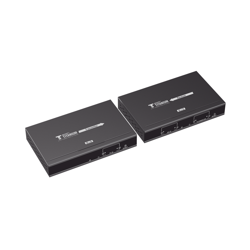Kit Extensor MATRICIAL HDMI para distancias de 120 metros / Resolución 4K @ 30Hz / Cat 5e/6 / Soporta 100 TX de entrada e Ilimitados RX en la salida / Control por PC, Control Remoto y Botón / Compatible con Switch IGMP.