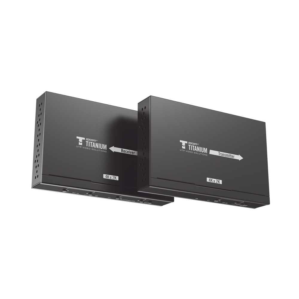 Kit Extensor MATRICIAL HDMI para distancias de 120 metros / Resolución 4K @ 30Hz / Cat 5e/6 / Soporta 100 TX de entrada e Ilimitados RX en la salida / Control por PC, Control Remoto y Botón / Compatible con Switch IGMP.