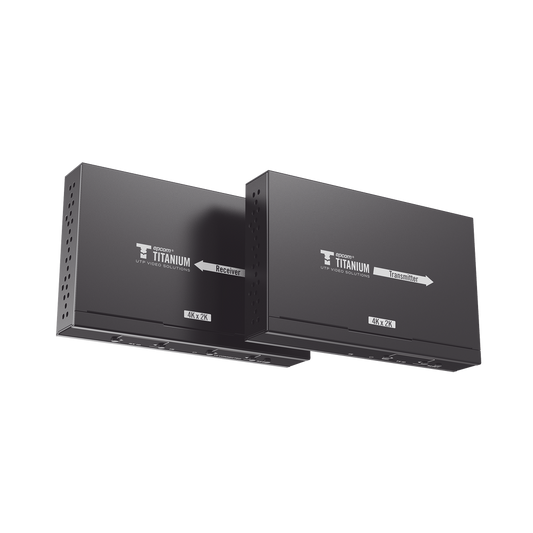 Kit Extensor MATRICIAL HDMI para distancias de 120 metros / Resolución 4K @ 30Hz / Cat 5e/6 / Soporta 100 TX de entrada e Ilimitados RX en la salida / Control por PC, Control Remoto y Botón / Compatible con Switch IGMP.