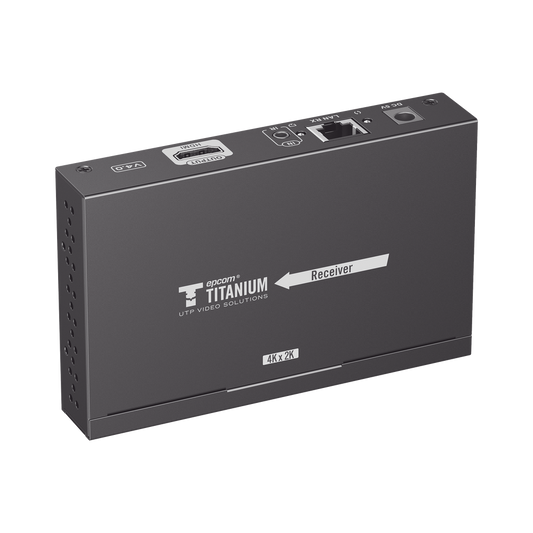 Receptor Compatible para Kit Matricial TT-683-MATRIX-4.0 / Resolución 4K@30Hz / Cat 5e/6 / Control IR / Compatible con Switch IGMP (Solo para transmisor versión 4.0).