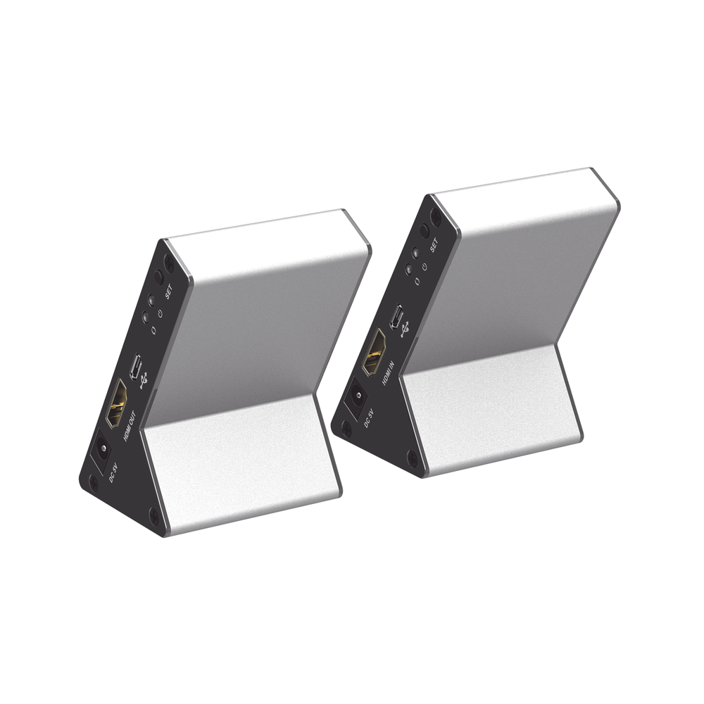 Kit EXTENSOR INALÁMBRICO HDMI 4k a 30 metros, CERO LATENCIA, 60G, libre de interferencias y seguridad estable.