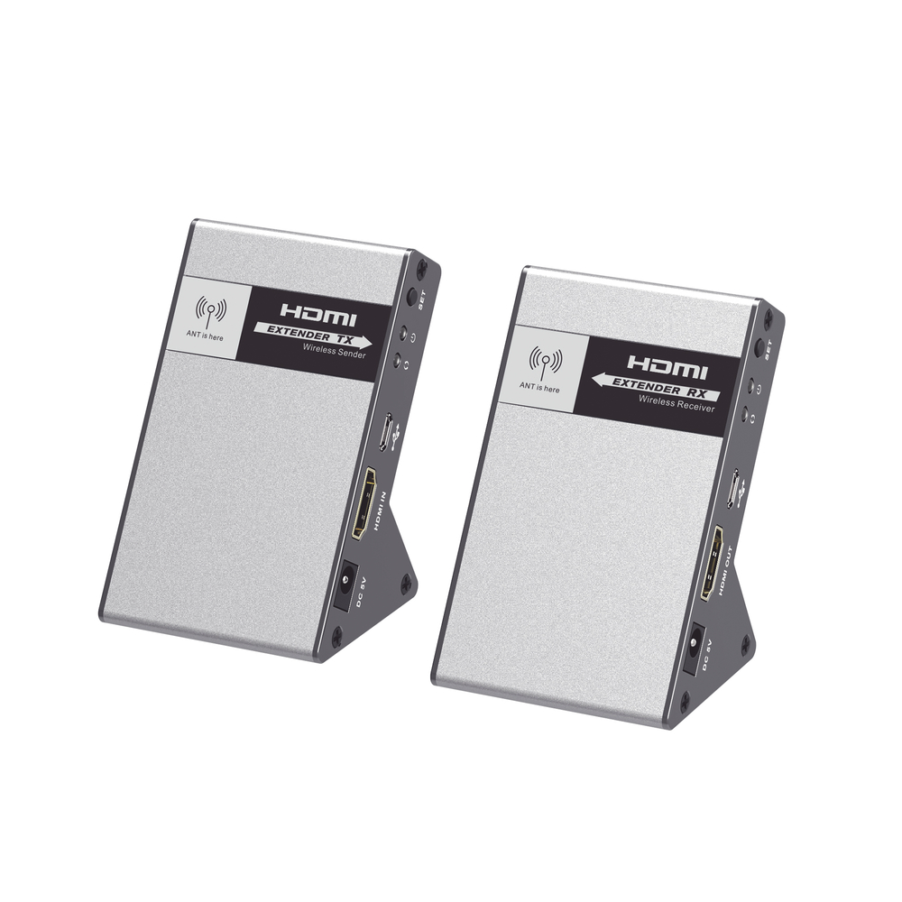 Kit EXTENSOR INALÁMBRICO HDMI 4k a 30 metros, CERO LATENCIA, 60G, libre de interferencias y seguridad estable.