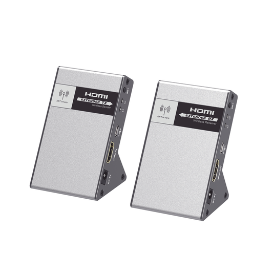 Kit EXTENSOR INALÁMBRICO HDMI 4k a 30 metros, CERO LATENCIA, 60G, libre de interferencias y seguridad estable.