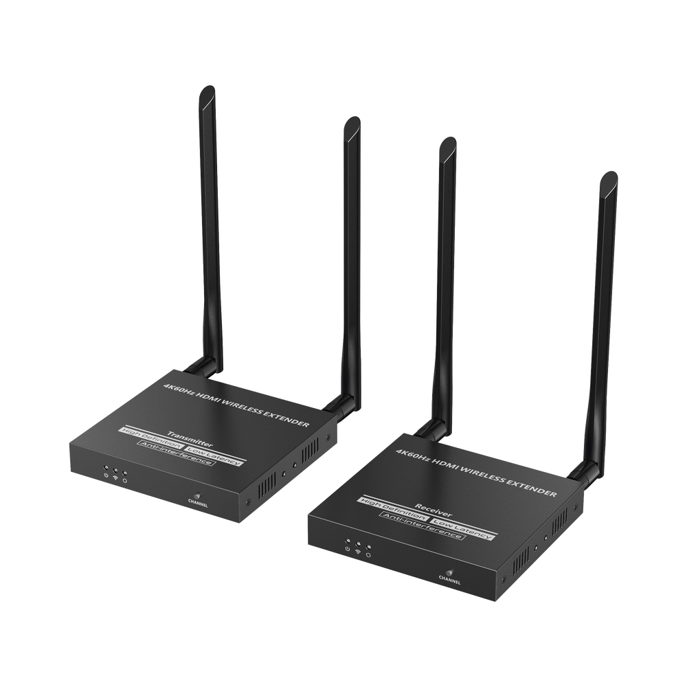 Kit Extensor Inalámbrico | 4K@60Hz | Transmisión hasta 50m | Transferencia IR | Emparejamiento SSID