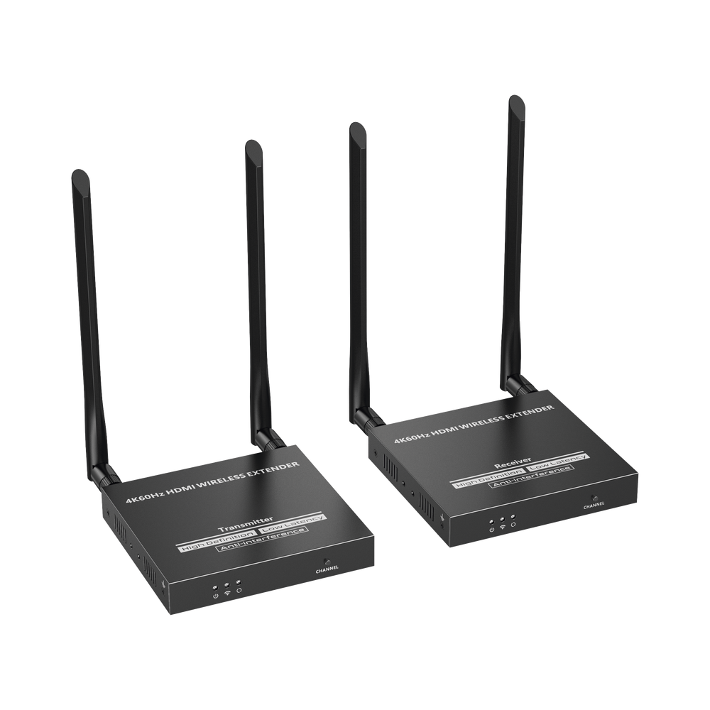 Kit Extensor Inalámbrico | 4K@60Hz | Transmisión hasta 50m | Transferencia IR | Emparejamiento SSID