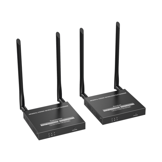 Kit Extensor Inalámbrico | 4K@60Hz | Transmisión hasta 50m | Transferencia IR | Emparejamiento SSID