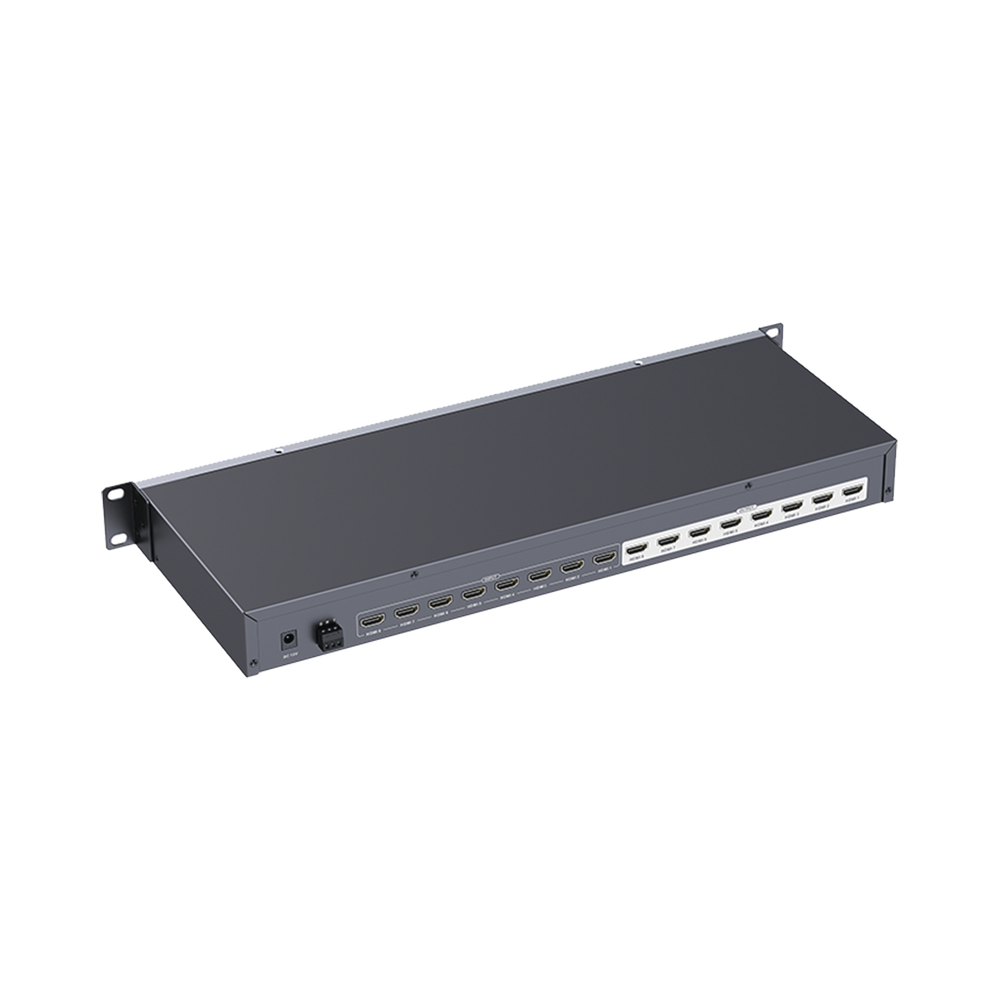 MATRICIAL DE VIDEO HDMI 8 x 8 / 8 Entradas y 8 Salidas en HDMI /  4K @ 60Hz / 10.2 Gbps / HDMI 1.4 / HDCP 1.4 / 3D / Conmutación por Botón, RS232 o Control Remoto / IDEAL PARA CENTROS DE MONITOREO, COMPARACION Y ANALISIS.