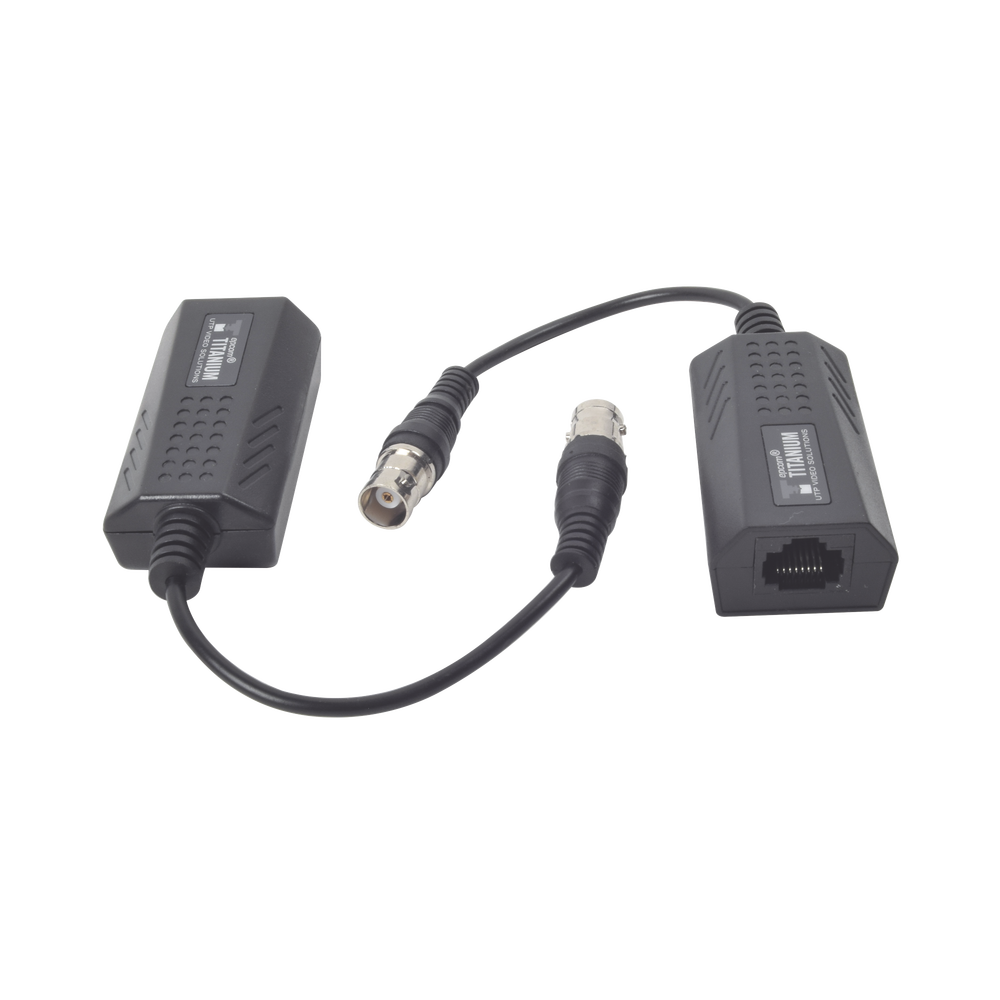 Kit EXTENSOR IP por cable CABLE COAXIAL para distancias de HASTA 200 m /REUTILIZA EL CABLEADO EXISTENTE PARA CONECTAR CÁMARAS IP / No Requiere Energía / Transmisión en Tiempo Real / Protección Contra Sobretensiones Incorporada.