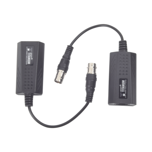 Kit EXTENSOR IP por cable CABLE COAXIAL para distancias de HASTA 200 m /REUTILIZA EL CABLEADO EXISTENTE PARA CONECTAR CÁMARAS IP / No Requiere Energía / Transmisión en Tiempo Real / Protección Contra Sobretensiones Incorporada.