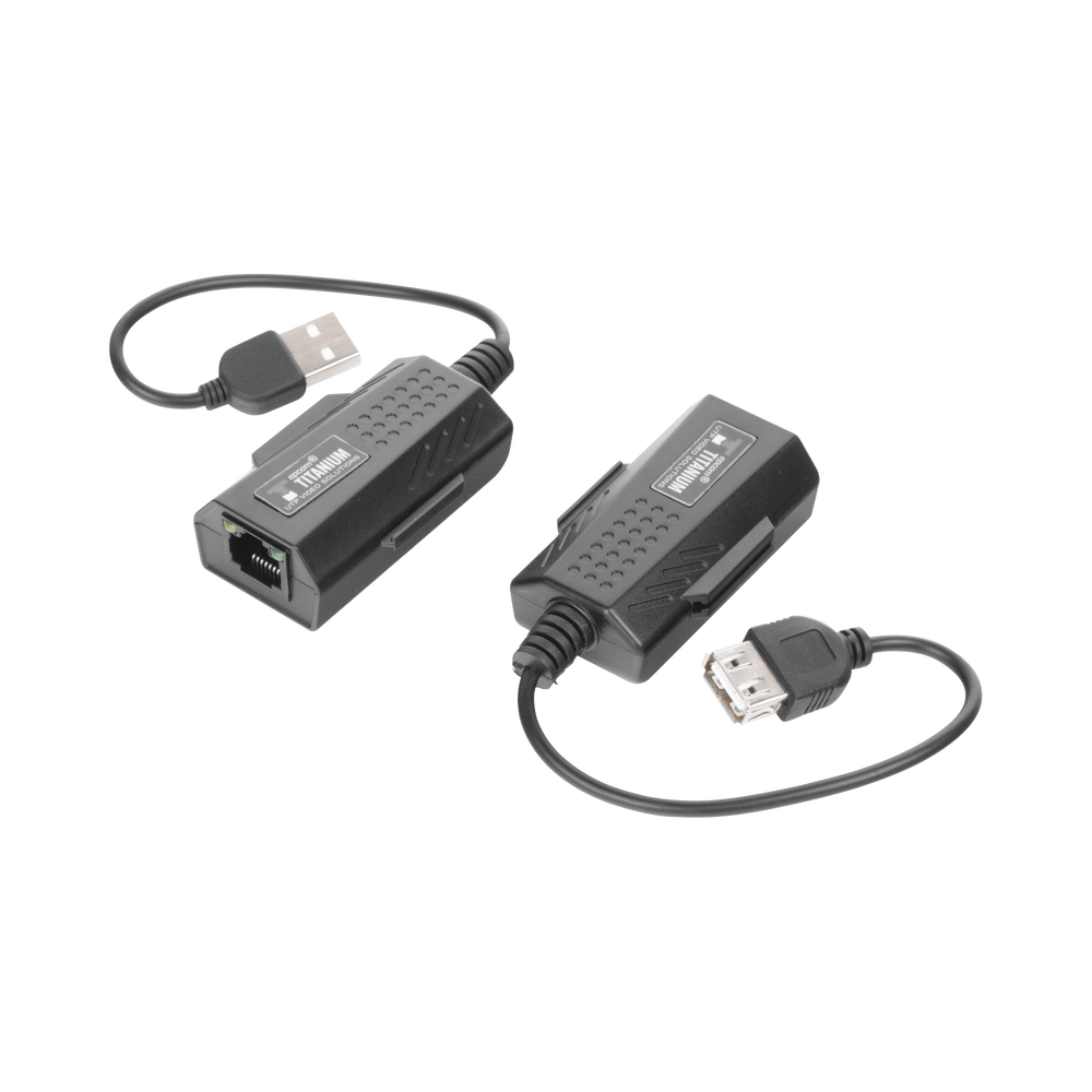Kit extensor USB por cable UTP Cat 5 / 5e / 6 para Distancias de Hasta 50 Metros / Versión 2.0