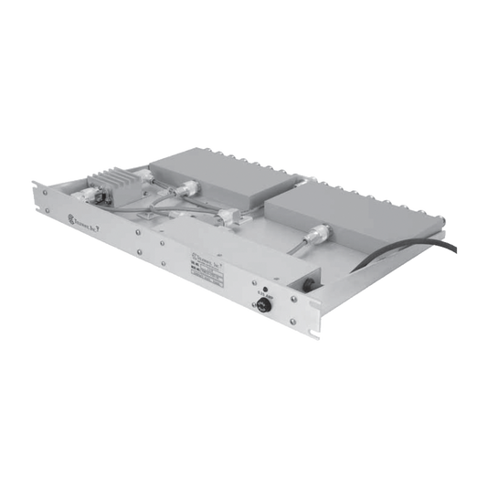 Multiacoplador Compacto 50-512 MHz, 400 MHz de Ancho de Banda, 1 UR para 16 puertos.