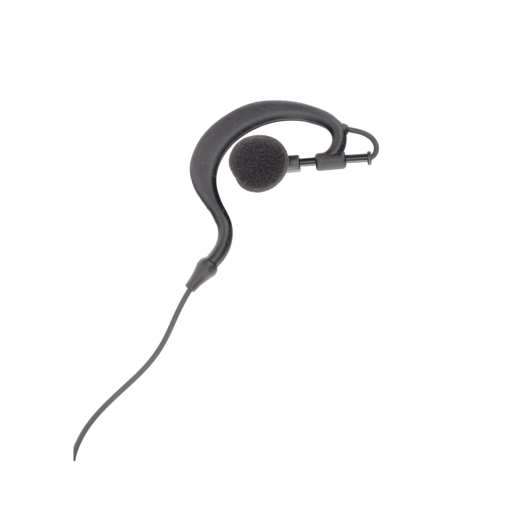 Adjustable earpiece with 3.5 mm connector, compatible with Kenwood PKT-03-K radio and devices with this input