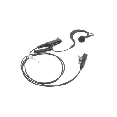 Micrófono de Solapa con Audífono Ajustable al oído. Para. NXRADIO TE-390, HYT TC610P/TC780